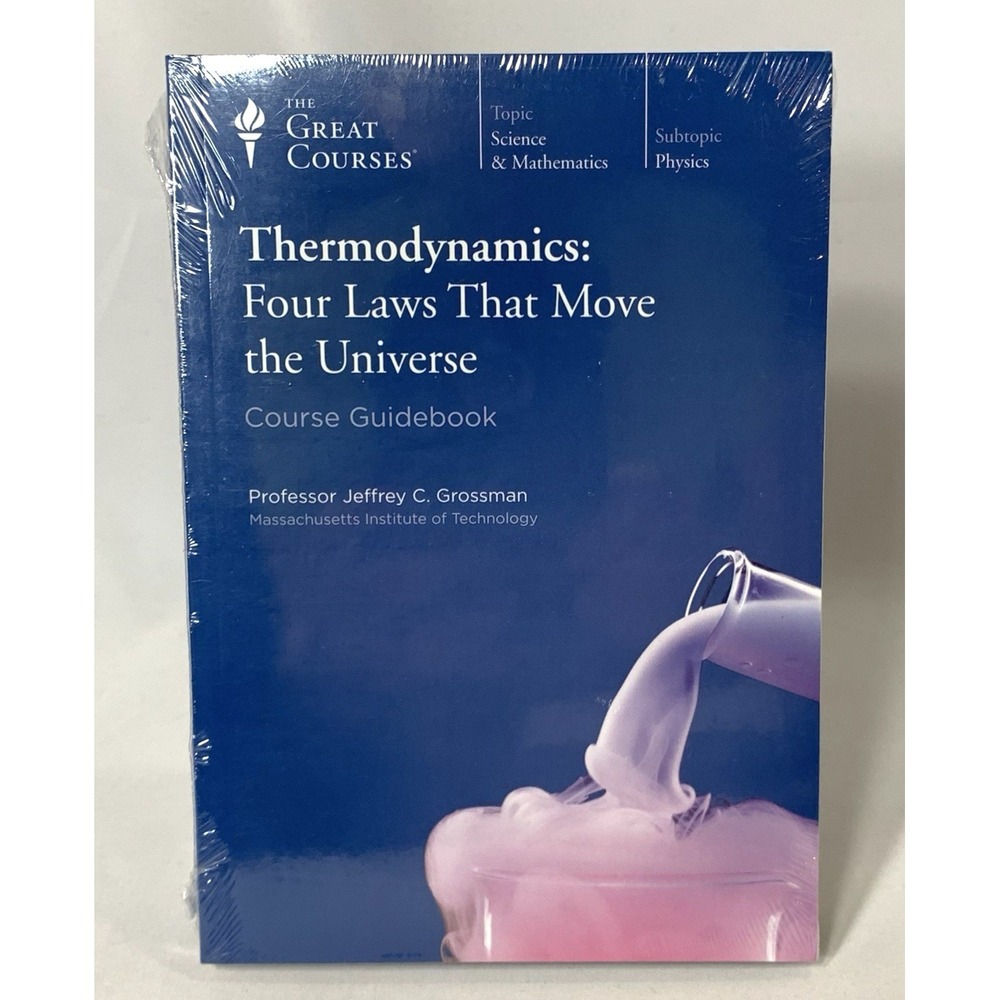 Great Courses: Thermoydynamics Four Laws that Move the ...DVDs & book NEW SEALED